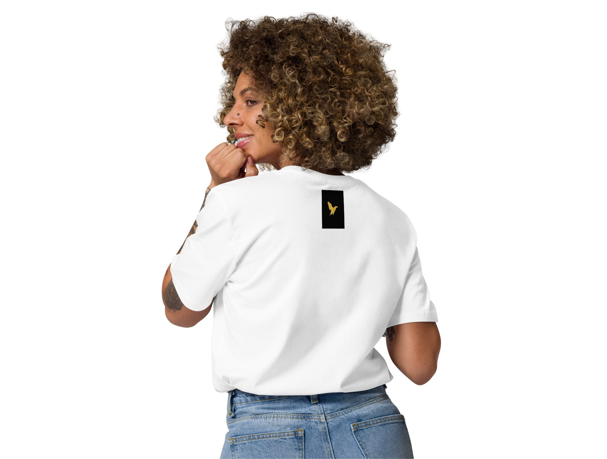 Signature Gold Eagle T-Shirt -Unisex- organic cotton