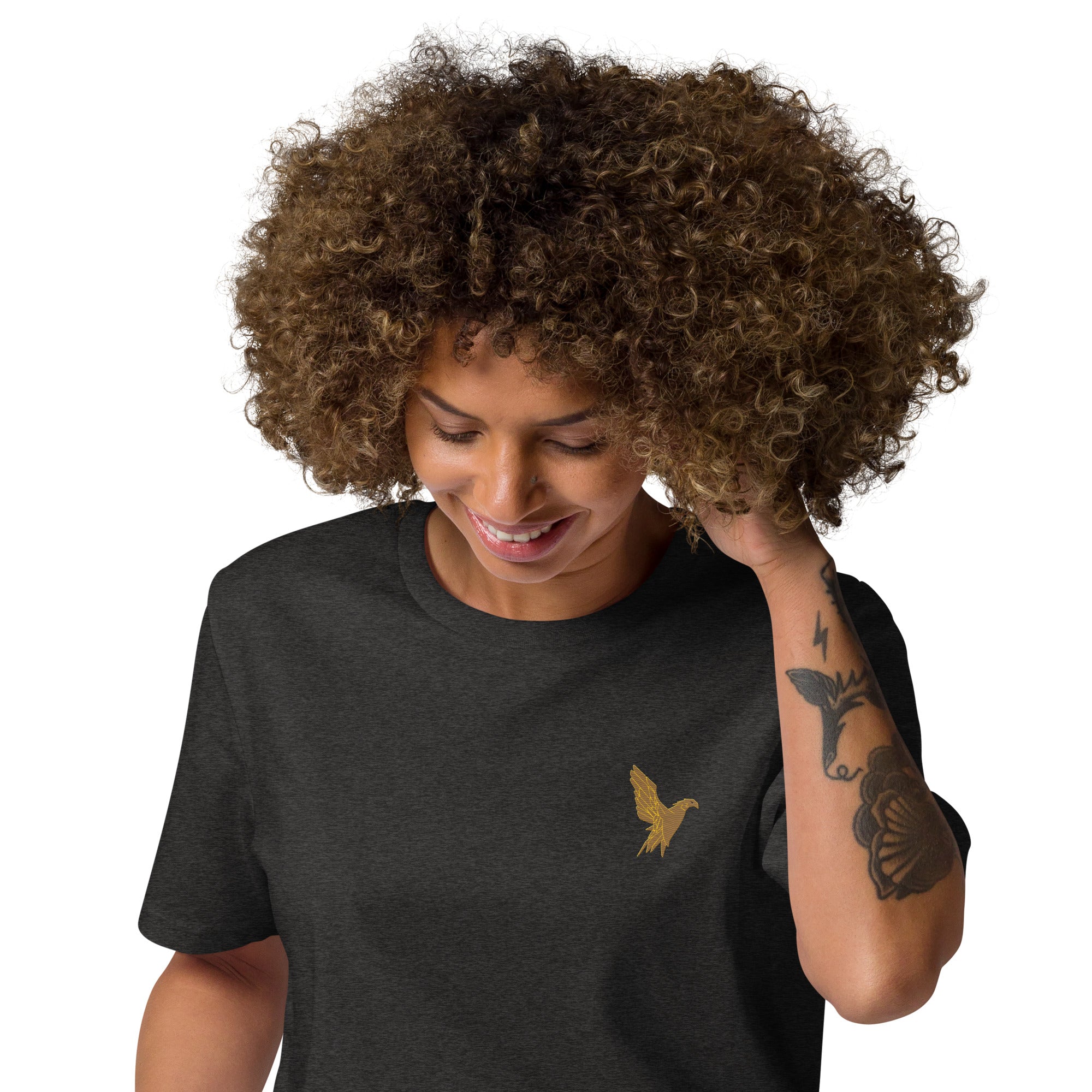 Signature Gold Eagle T-Shirt -Unisex- organic cotton