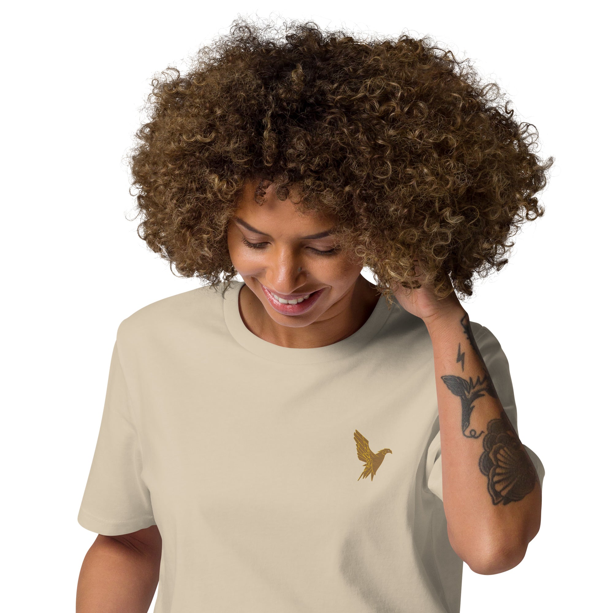 Signature Gold Eagle T-Shirt -Unisex- organic cotton