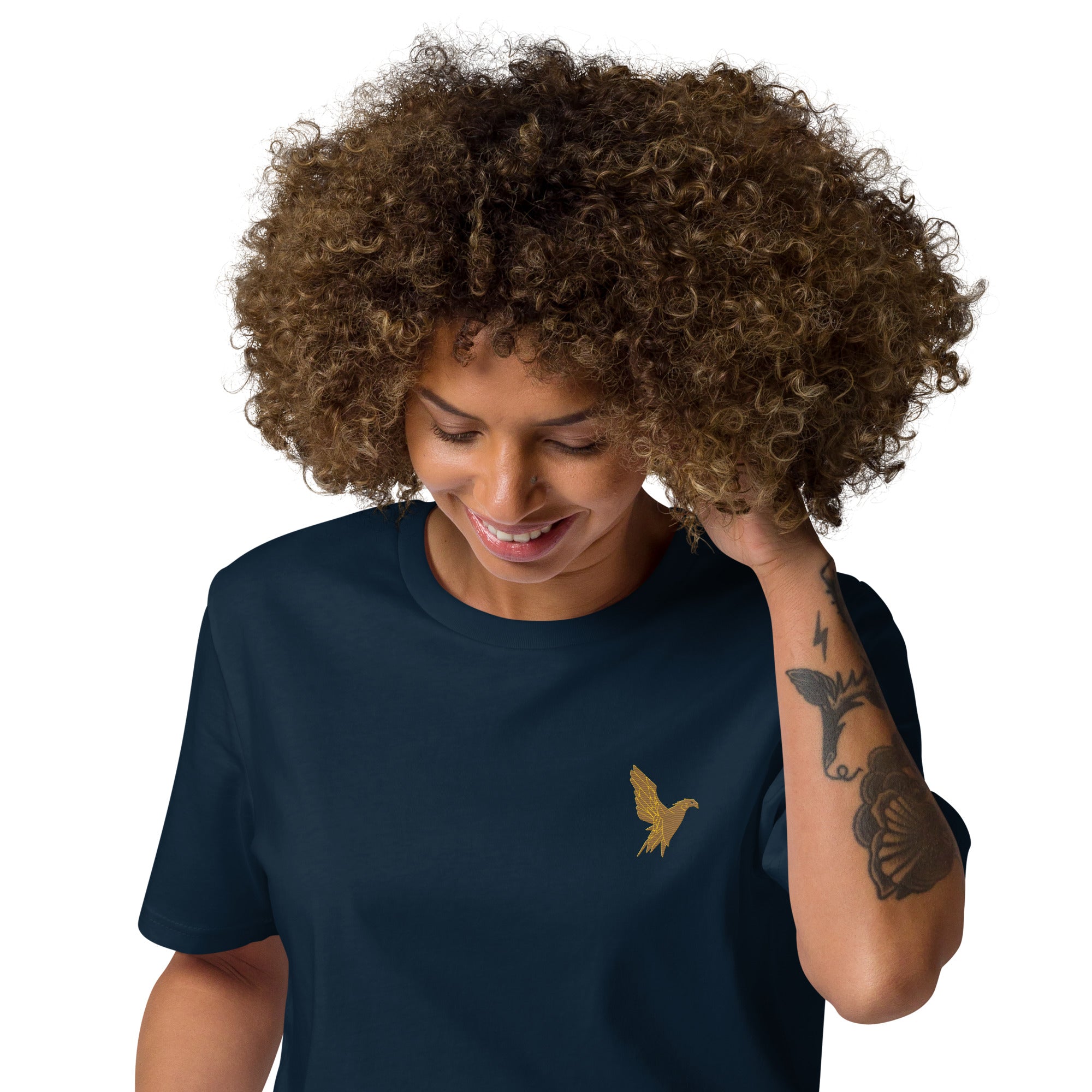 Signature Gold Eagle T-Shirt -Unisex- organic cotton