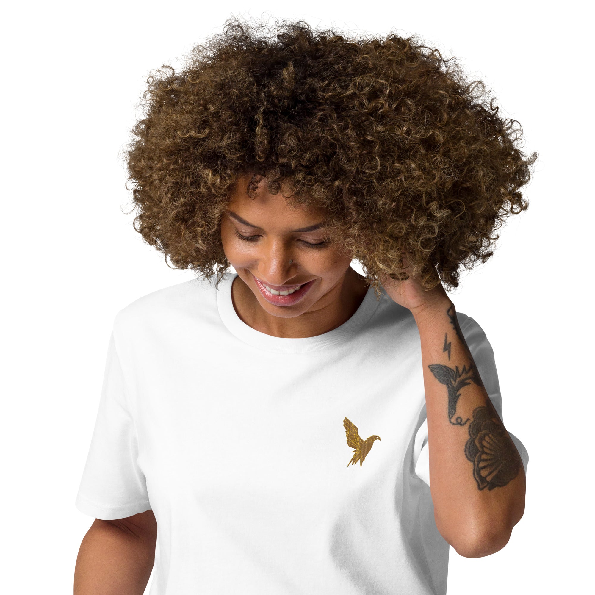 Signature Gold Eagle T-Shirt -Unisex- organic cotton
