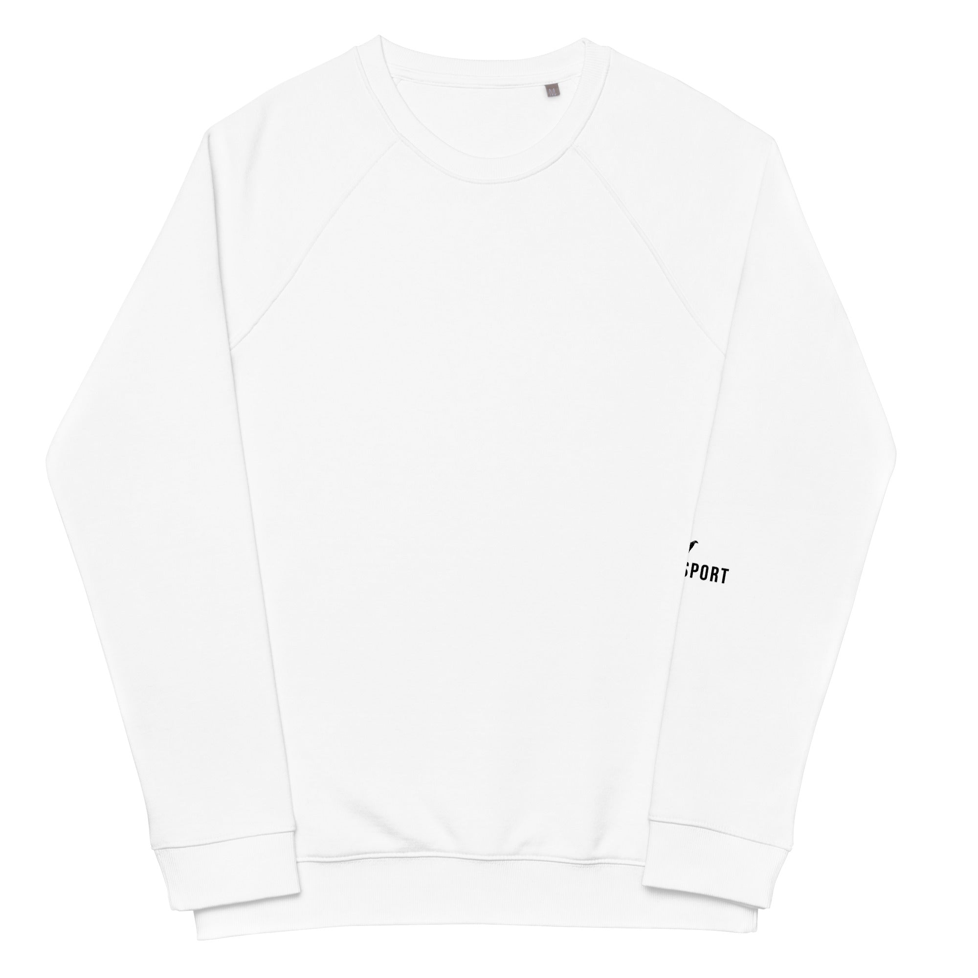 Trezsport Unisex organic raglan sweatshirt