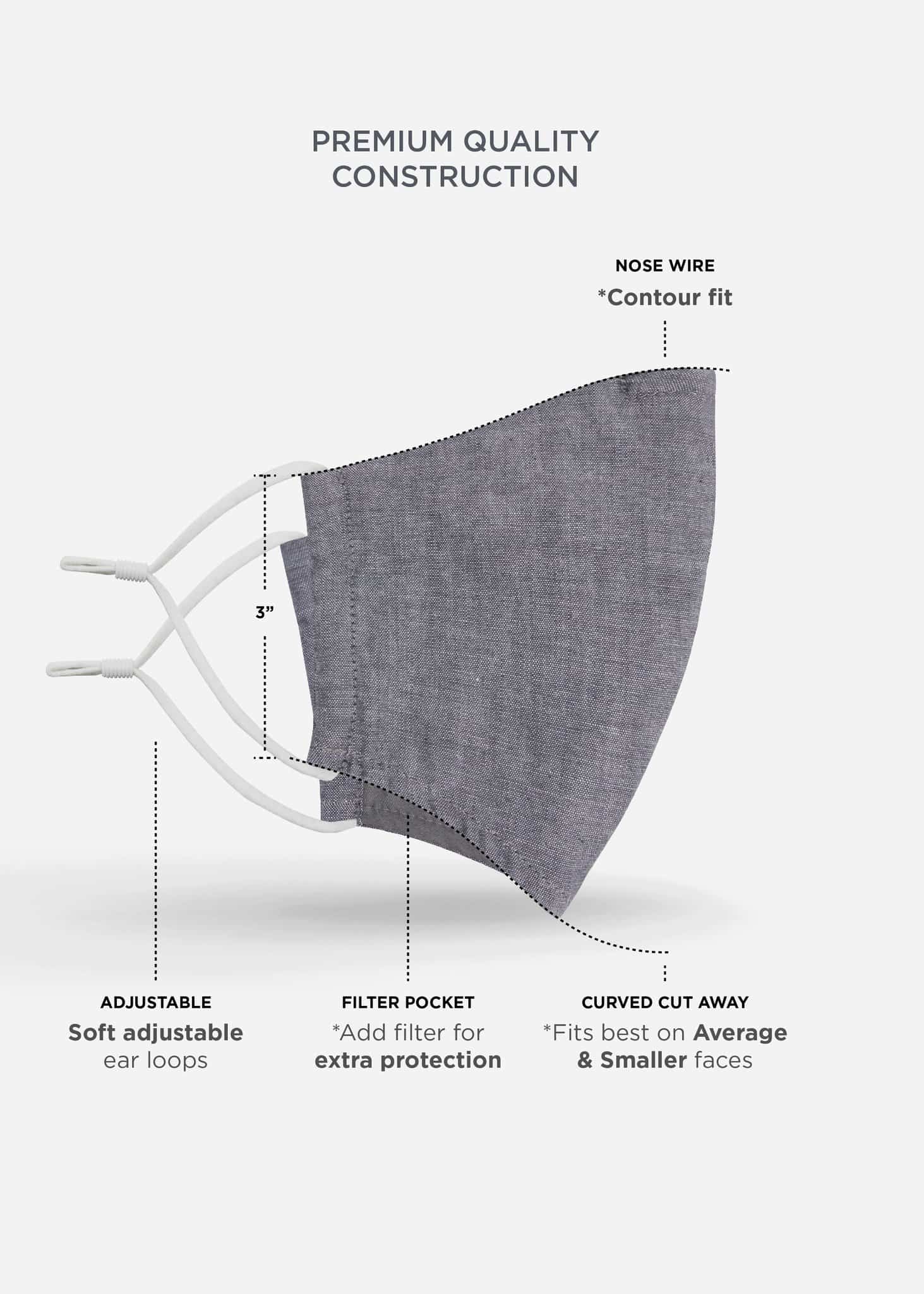 Unity Mask 2.0 w/ Filter Pocket (Black)